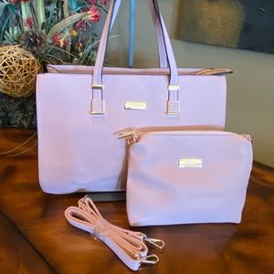 Pastel Pink BCBG PARIS XL City Tote